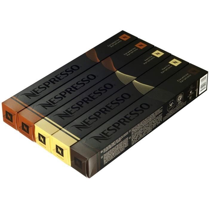 50 CAPSULES NESPRESSO - ASSORTIMENT EXPRESSO - COLISSIMO[1199]