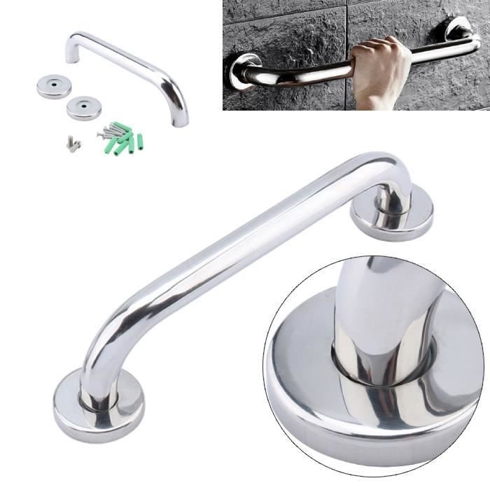 Poignée Baignoires Mural Barre de maintien appui de douche support serviette sécurité de douche en acier inoxydable 30CM