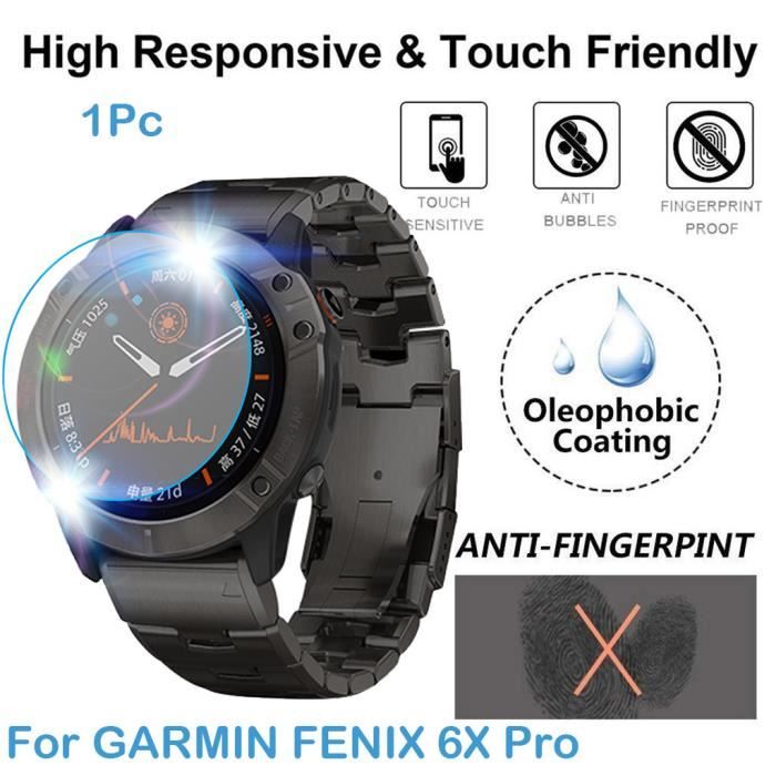 MONTRE OUTDOOR 1 pack de protection d'écran en verre trempé ultra clair pour GARMIN FENIX 6X Pro bg892 SDF892