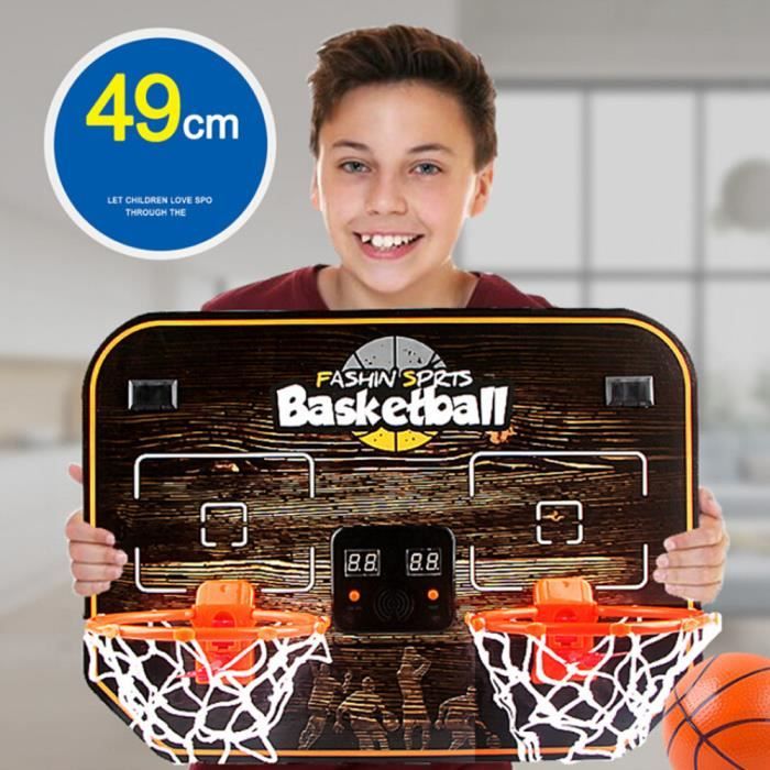 Jouets d'interaction parent-enfant à double panneau de basket-ball électronique, Machine de basket-ball Double panneau de