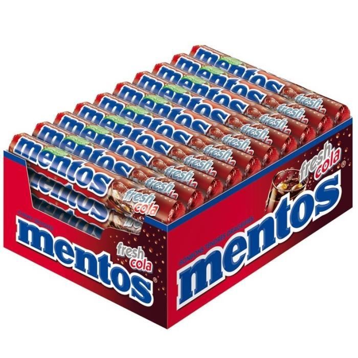 Mentos frais Cola, bonbons à mâcher, 40 pièces
