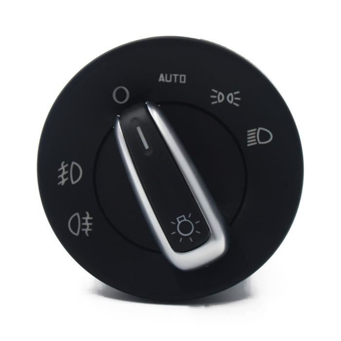 Phares et optiques,Commande de phare, pour SKODA OCTAVIA II 04 13, interrupteur, DEVIOLUCI CROMATO AUTO - Type Headlight Switch