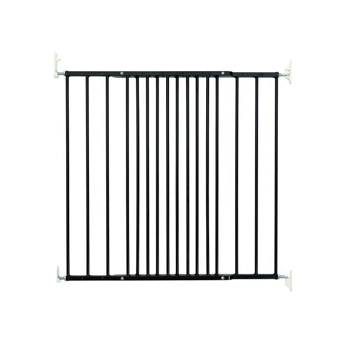 BabyDan Multidan Barrière de Porte-Escaliers Métal Noir 62,5 à 106,8 cm
