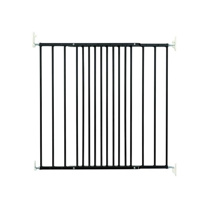 BabyDan Multidan Barrière de Porte-Escaliers Métal Noir 62,5 à 106,8 cm