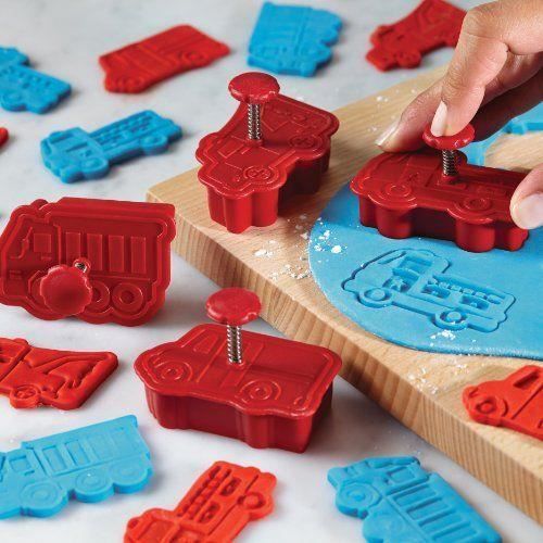 Cake Boss Lot de 4 emporte-pièces Motif camion
