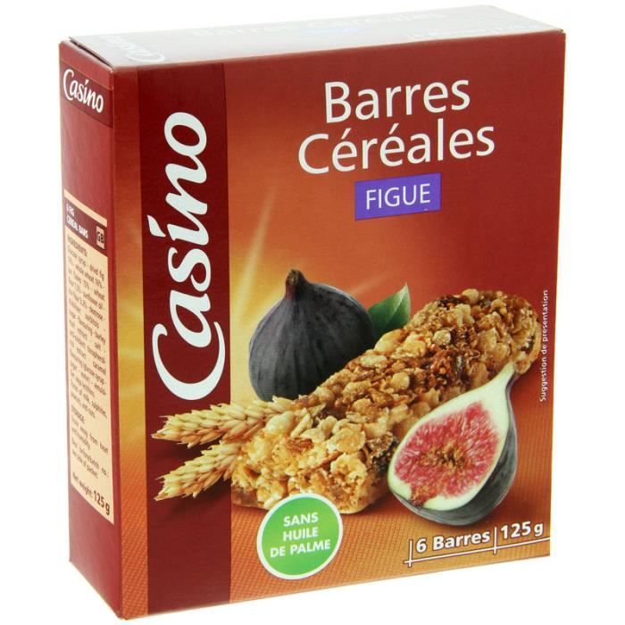 Barre Céréales figue x6 125g