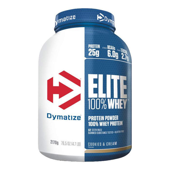 Elite Whey 2100g Cookies et crème Dymatize Proteine