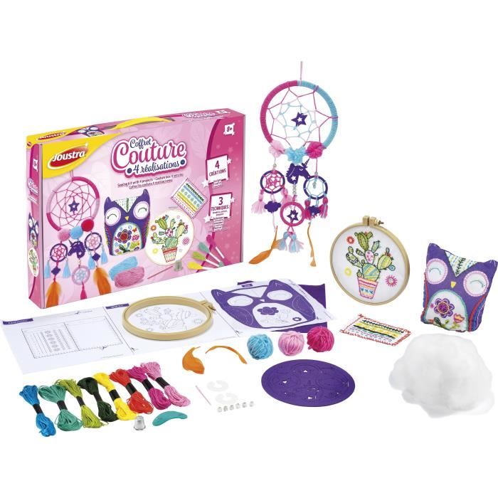 JOUSTRA - Coffret Couture 4 Réalisations - Le kit parfait pour les couturiers en herbes !