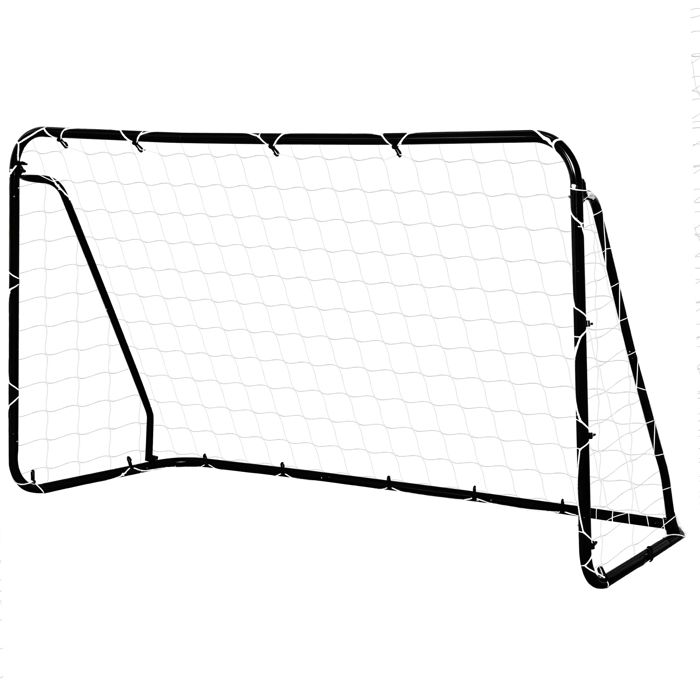But de football - cage de foot - but d'entrainement dim. 203L x 81l x 120H cm - châssis métal époxy filet PE - piquets inclus -