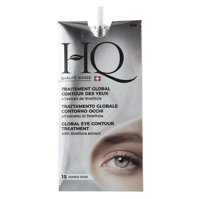 hq traitement global contour des yeux 15 doses 10ml