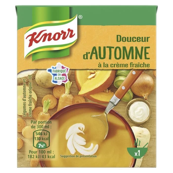 KNORR Soupe Douceur d'Automne à la Crème Fraîche - 30 cl
