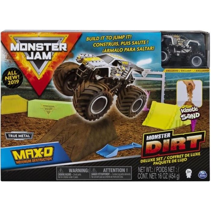 MONSTER JAM Monster Dirt Deluxe Set - Echelle 1:64 - Modèle aléatoire
