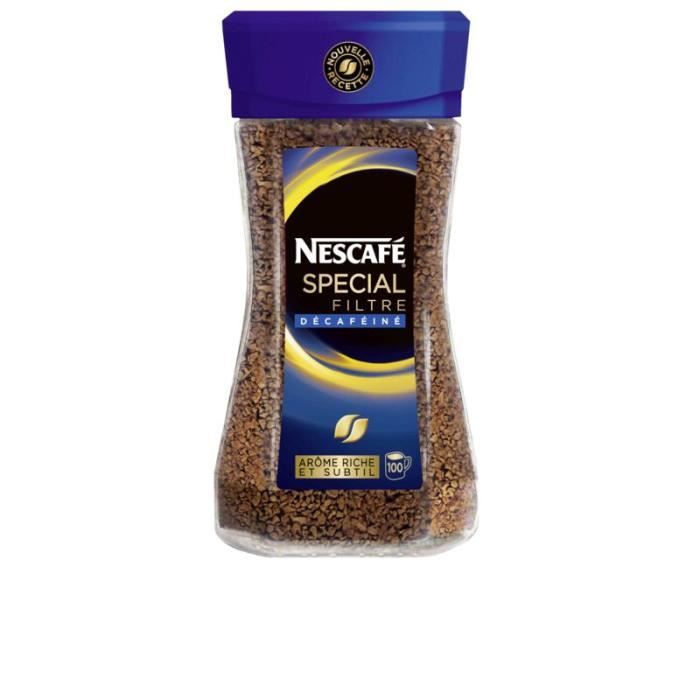 NESCAFE Café soluble - Spécial filtre - Décaféiné - 100 tasses - 200 g