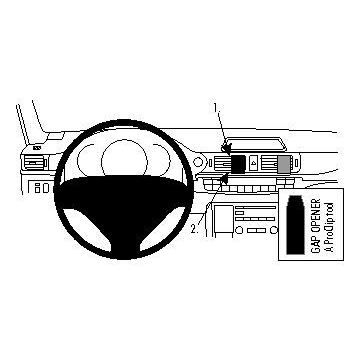 Fixation voiture Brodit Proclip Lexus CT Series