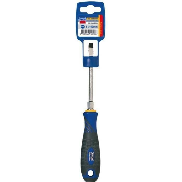 RACO EXPERT Tournevis lame plate - 3,7 x 75 mm