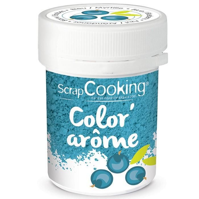 Color'arôme - bleu / myrtille - 10g - Scrapcooking