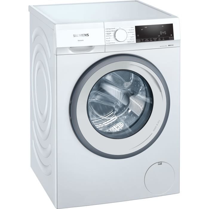 Lave-linge séchant SIEMENS WN34A100FF IQ300 - 8 / 5 kg - L59,8cm - 1400 trs/min - Blanc