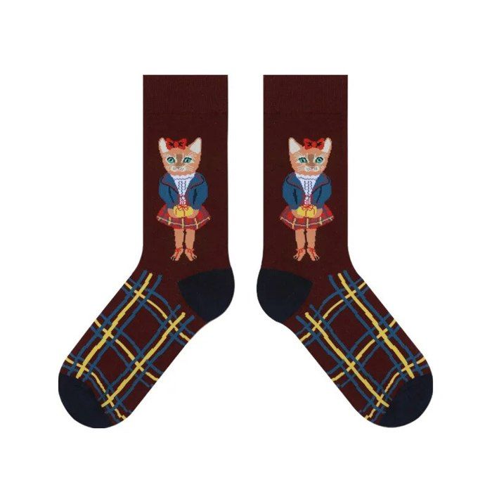 Chaussettes Femme Crew "I Love Cats" - Coton Doux - Neuf Avec étiquettes - Marque BlueQ