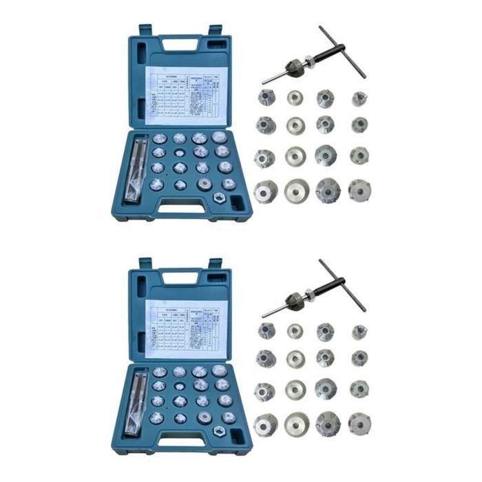 aleawol Ensemble de 21 outils de coupe de siège de valve de moto