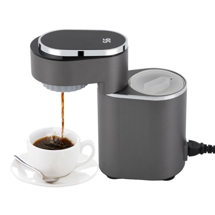 150ml 600W Grey Coffee Machine with Spoon 220-240V85-95℃/185-203℉15 bar for Home KitchensHotelsOffices
