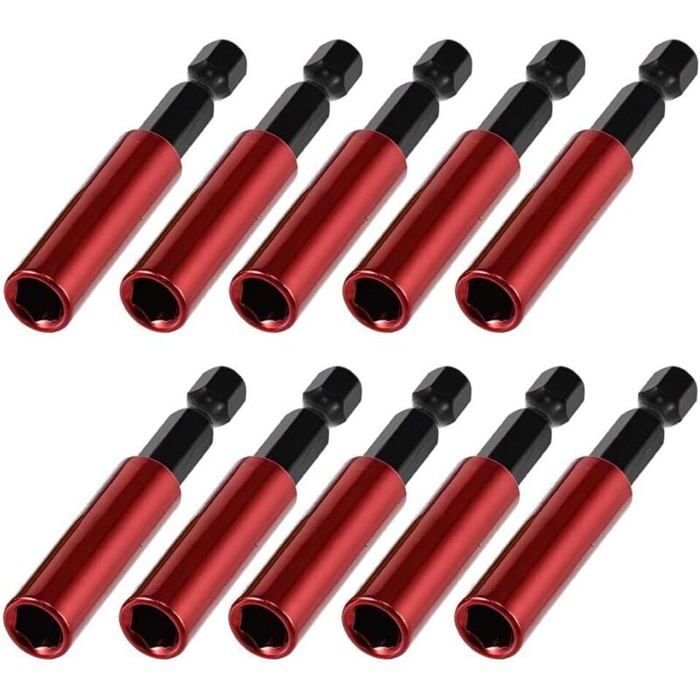Lot De 9 Rallonges Magnétiques Pour Embouts De Visseuse - 3 Tailles : 60, 100, 150 Mm - Douille 1/4" Universelle