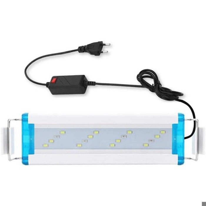 Comparer les prix de LED Eclairage Aquarium Lampe LED Aquarium18-58cm Lampe LED Très Mince pour Aquarium pour Eclairage