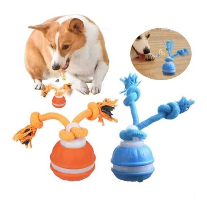 Balle Interactive Pour Chien - Jouet Intelligent à Trajectoire Aléatoire - Silencieux, Stimulant Pour Tous Chiens