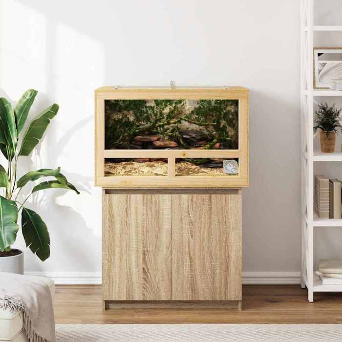 Meilleurs prix pour Terrarium - MOTHINESSTO - MOT10692 - Marron - OSB - 80 x 50 x 50 cm