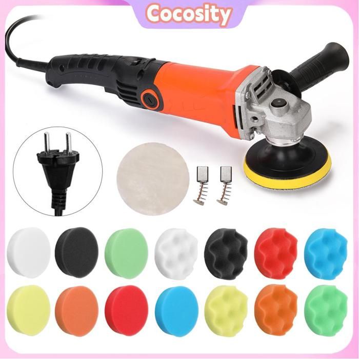 Polisseuse Électrique 1200W 220V à Vitesse Variable - Pour Polissage et Cirage des Voitures & Meubles