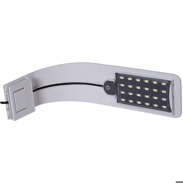 Éclairage LED pour petits aquariums équipé de 36 LED blanches et bleues 8W 640LM (blanc) Éclairage LED pour petits aquariums équipé de 36 LED blanches et bleues 8W 640LM (blanc)
