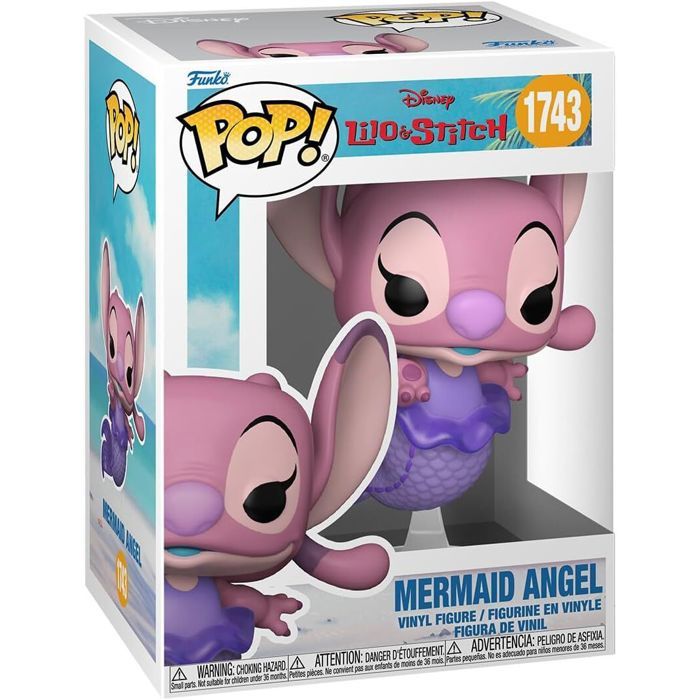 Lilo & Stitch Figurine POP! Angel Sirène 9 cm - vue 3