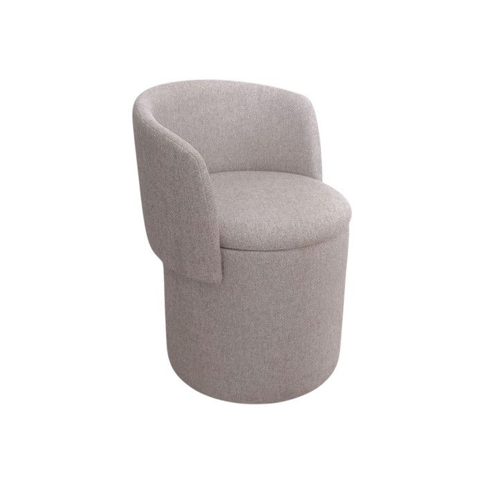 Pouf fauteuil en tissu taupe l49 cm eclipse - Taille: 49x57cm - Coloris: Taupe Pouf fauteuil en tissu taupe l49 cm eclipse - Taille: 49x57cm - Coloris: Taupe