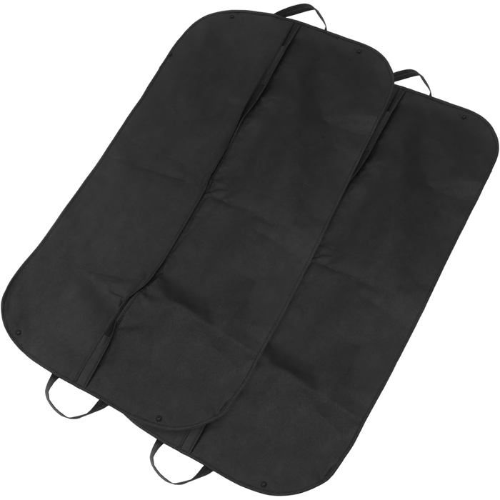 Housse de Vêtement de Voyage avec Fermeture Éclair Lot de 2 Non-Tissé pour Costume et Robe Noir