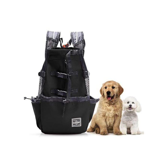 Sac de Transport pour Animal - WOOLALA - Léger - Chiens petit/moyen - Imperméable lavable - Bretelles respirantes