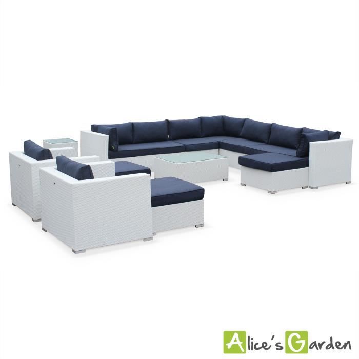 Salon De Jardin 14 Places Resine Tressee Tripoli Achat Vente Salon Bas De Jardin Salon De Jardin Tripoli Cdiscount