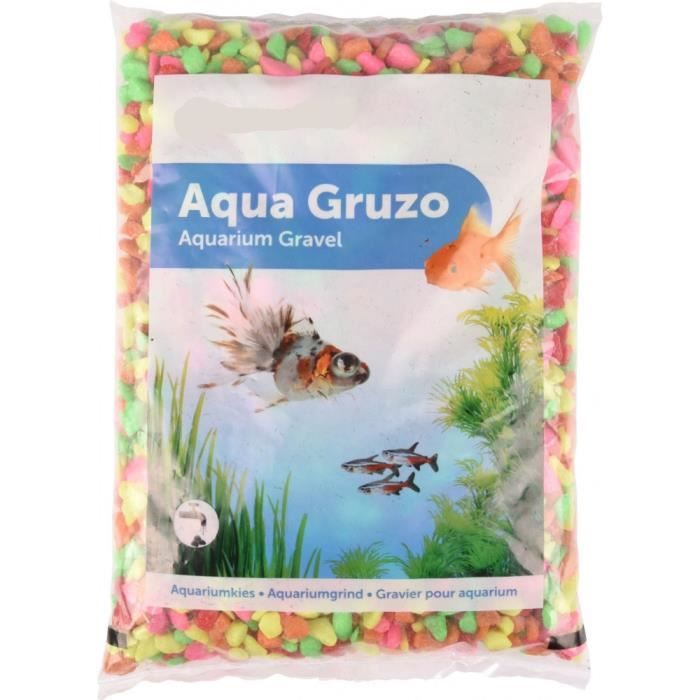 Gravier Neon rainbow mix 1kg pour aquarium. - animallparadise 20 Multicolor  - Cdiscount Animalerie