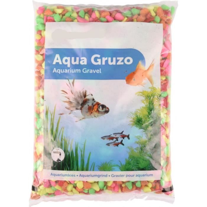 Meilleurs prix pour Gravier Neon rainbow mix 1kg pour aquarium. - animallparadise 20 Multicolor