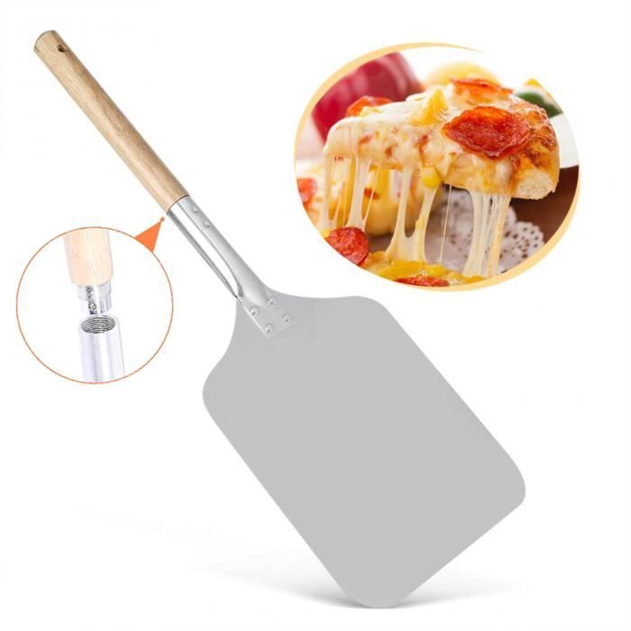 Pelle A Pizza - Spatule Professionnelle Cuisson Authentique - Pelle Pizza  Haute Qualité - Pelle à Pizza Aluminium et Bois 56Vingt