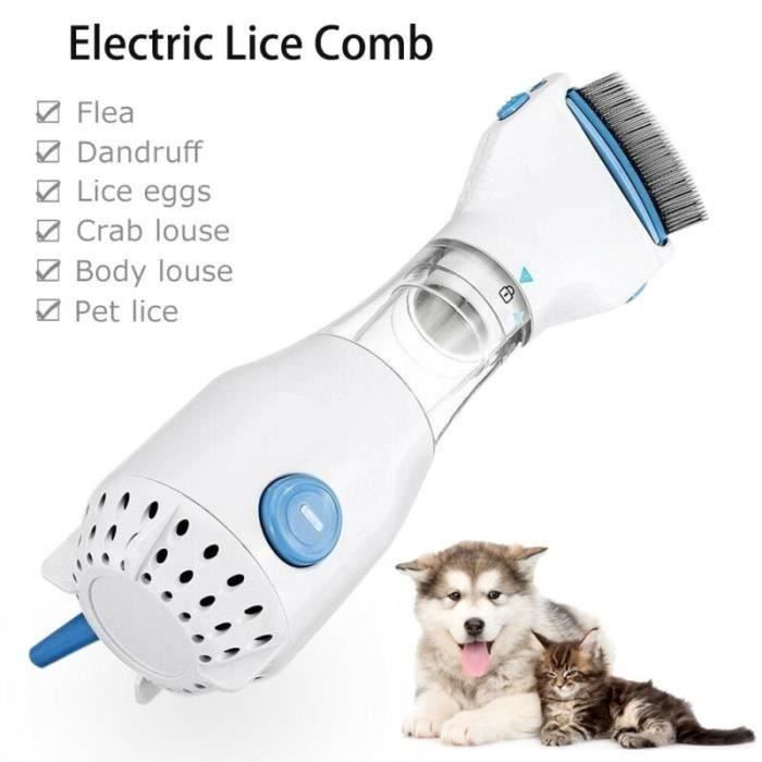 Brosse Électrique Anti-Puces Gros Chien main image 1