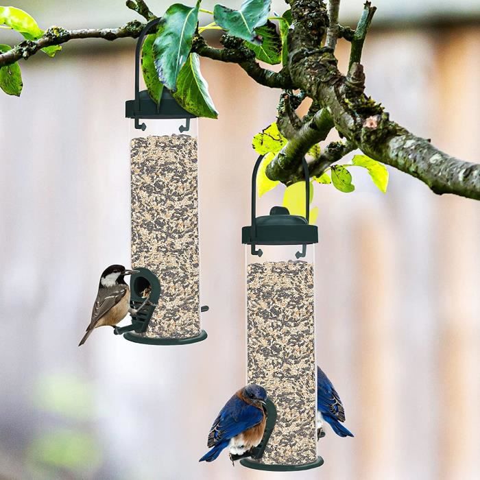 Bird Feeder Distributeur de nourriture pour oiseaux résistant aux