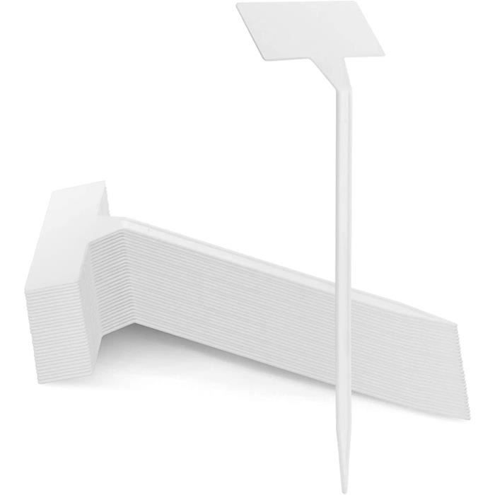 Ahlsen T-Type Etiquettes En Plastique 600 Pièces Marqueurs De Jardin Imperméable 10 X 6cm Garden Etiquettes Signes Plant Markers Labels Reutilisable Plante T Forme Tags Pour Plantes 79345913