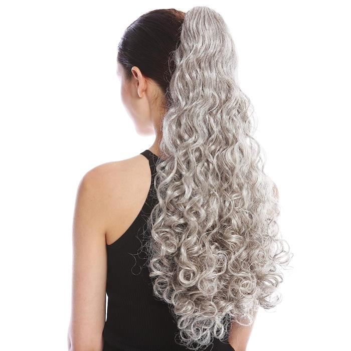 WIG ME UP Haarteil – Langer, Gelockter Pferdeschwanz Aus Kunstfaser (Goldblond, 60 Cm) Mit Butterfly-Klammer