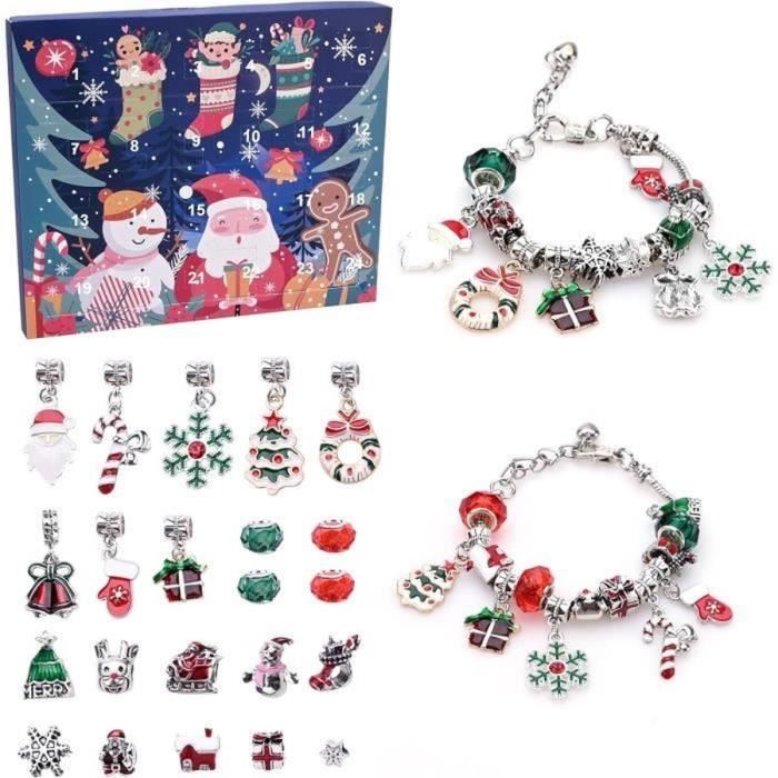 Calendrier De L'Avent 2026 Pour Filles : 24 Bijoux Et Breloques à Collectionner, Compte à Rebours De Noël Créatif Pour Enfants De 5 à 9 Ans, Coffret Cadeau Magique