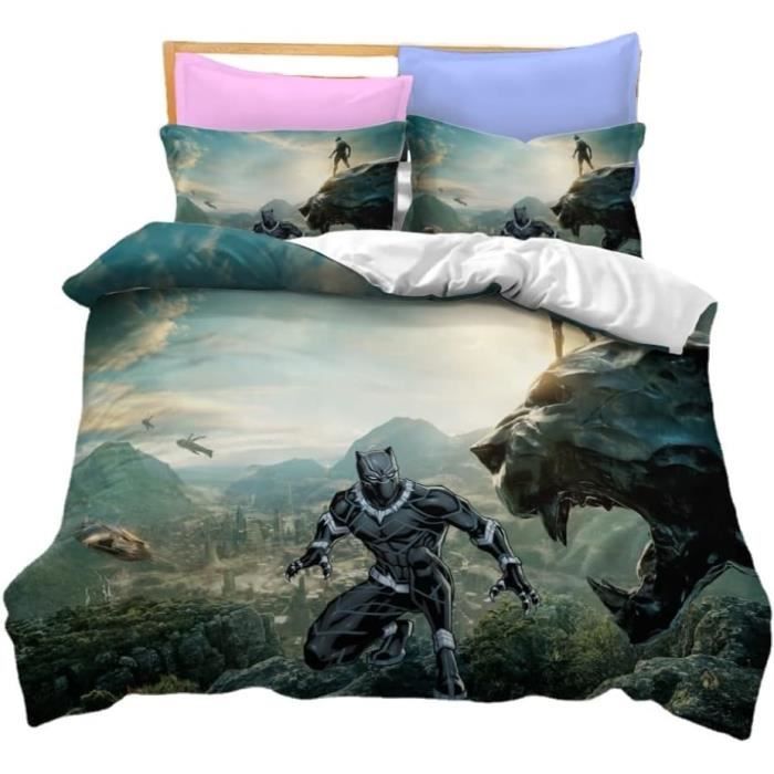 Parure De Lit 135 X 200 Cm, En Coton Renforcé, Taie D'Oreiller 80 X 80 Cm, Avec Fermeture Éclair