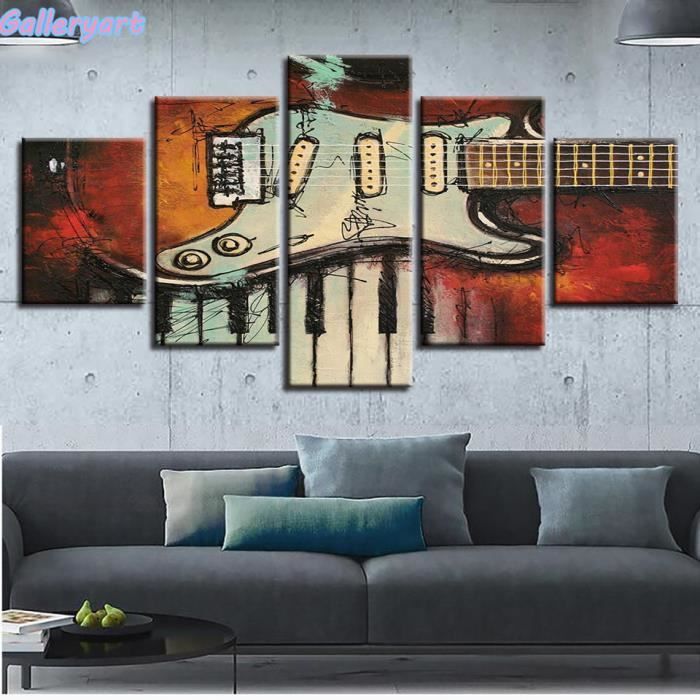 Sans Cadre Modulaire Decor Chambre Peintures Murales 5 Pieces