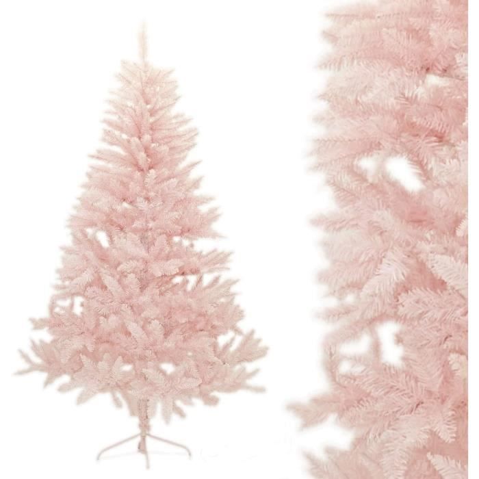 Sapin de Noël rose 180 cm[290] Cdiscount Maison