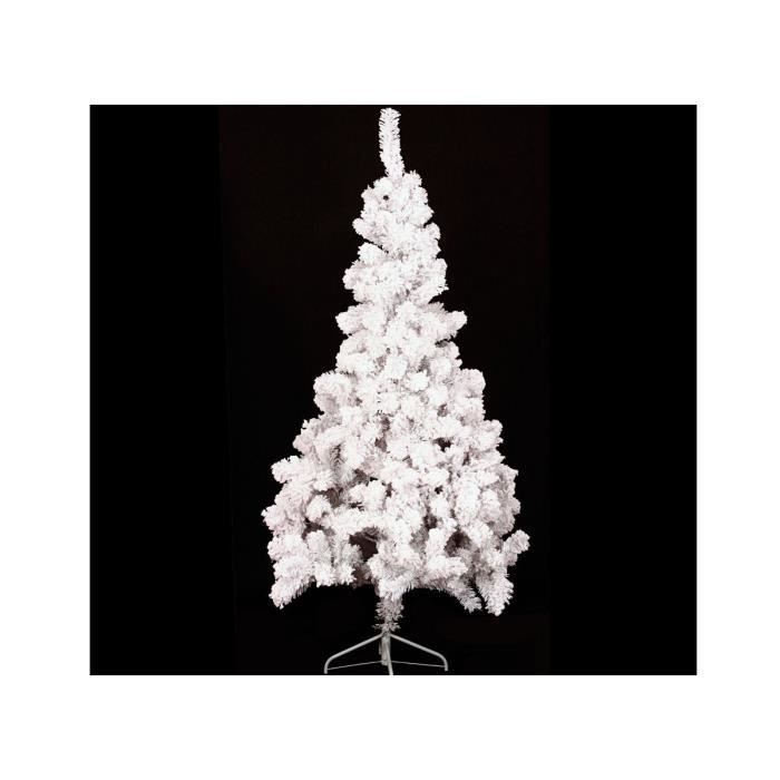 Sapin De Noel Artificiel Enneige Floque Haute Achat Vente Sapin Arbre De Noel Pvc Metal Cdiscount