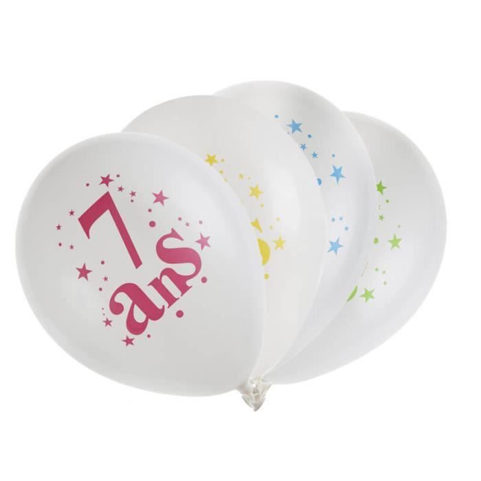 8 Ballons D Anniversaire 7 Ans Cdiscount Maison 8 Ballons D Anniversaire 7 Ans Cdiscount Maison