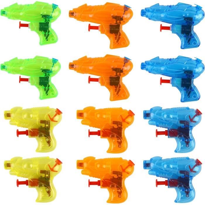 2 Pistolets à Eau Longue Portée 10 Mètres Pour Enfants - Jeux D'eau été, Piscine, Plage - Couleurs Vives Et Maniables - 4