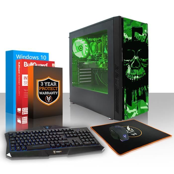 Achat Ordinateur de bureau Fierce EXILE PC Gamer de Bureau - AMD Ryzen 3 2200G 4x3.7GHz CPU, 8Go RAM, Radeon Vega 8, 1To HDD - 406245 pas cher